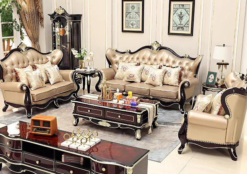 โซฟาหลุยส์ โซฟาหรู ชุดโซฟาหลุยส์ รุ่น Denia