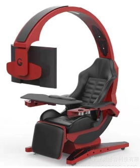 เก้าอี้เกมมิ่ง T7 Ingrima Coding Pod, Gaming Space Pod, Gaming Cockpit, Computer Cockpit