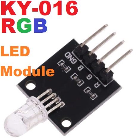KY-016 RGB 3 Color LED Module for Arduino DIY 3.3 / 5V Three Color 4pin