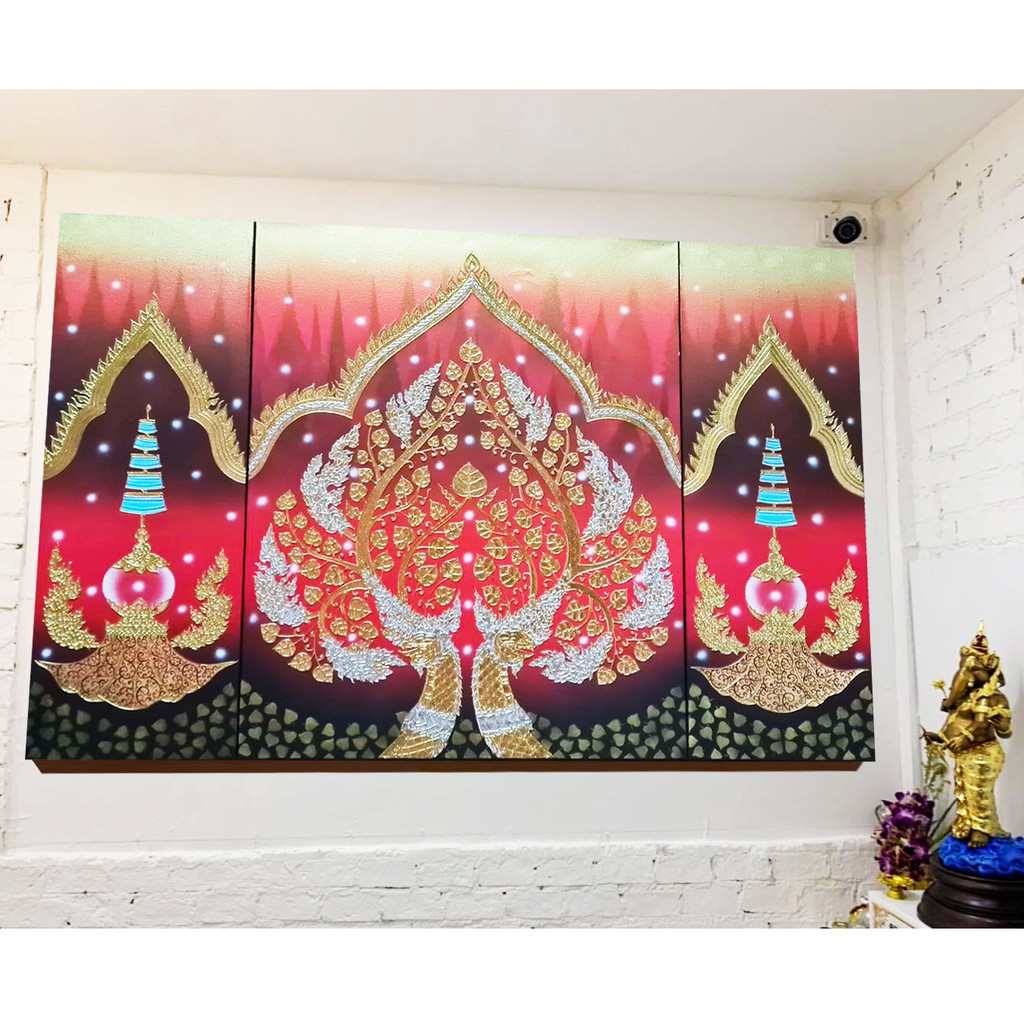 ภาพวาดต้นโพธิ์ A0211