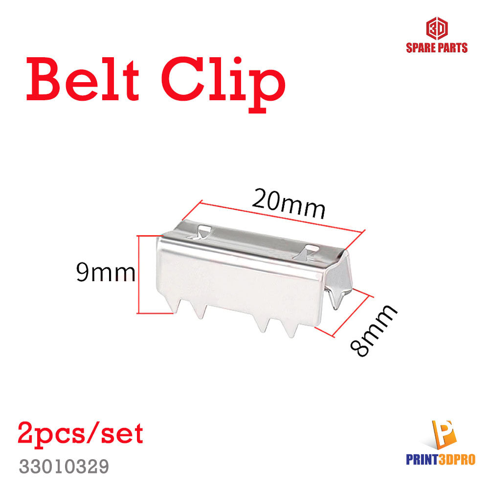 3D Printer Part Open Belt Clip Open-end Timing Belts Openbuilds belt Clamp Crimp Style