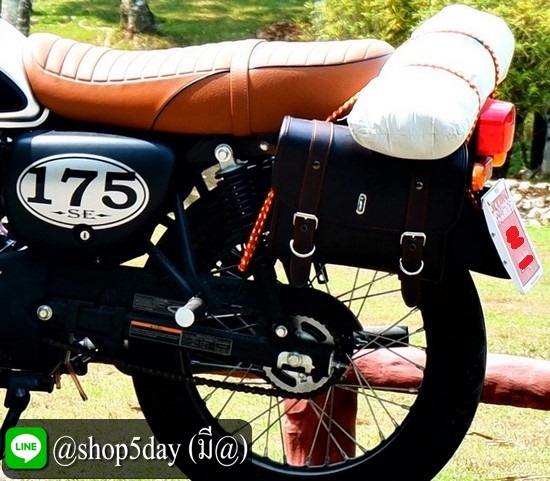 🔥 กระเป๋ารถมอเตอร์ไซค์ วินเทจ-คลาสสิค Kawasaki W175, W175SE