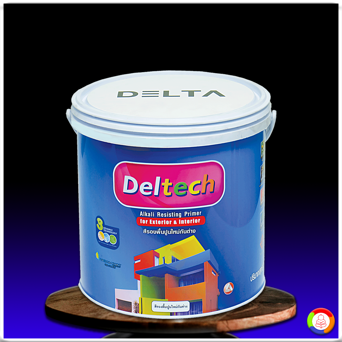 สีรองพื้นปูนใหม่กันด่าง เดลเทค Deltech Alkali Resisting Primer For Exterior&Interior