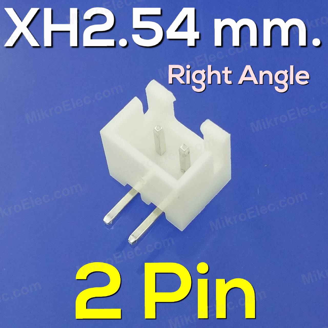 JST XH2.54 ขางอ 2ขา connector 2Pin Pitch 2.5mm Right Angle Terminal Male Plug socket PCB connector ขั้วต่อคอนเน็กเตอร์ ตัวผู้