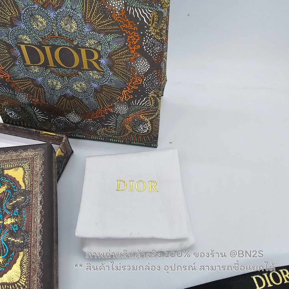 ชุดกล่องใส่เครื่องประดับดิออ Dior ลายสีดำลายวินเทจ