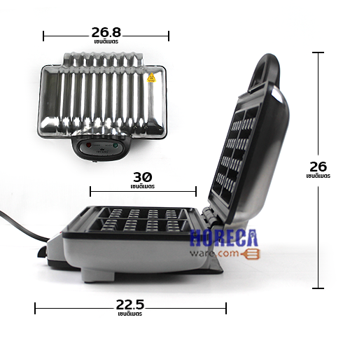 เครื่องทำวาฟเฟิลจัมโบ้ FR-C23 ตรานาโนเทค