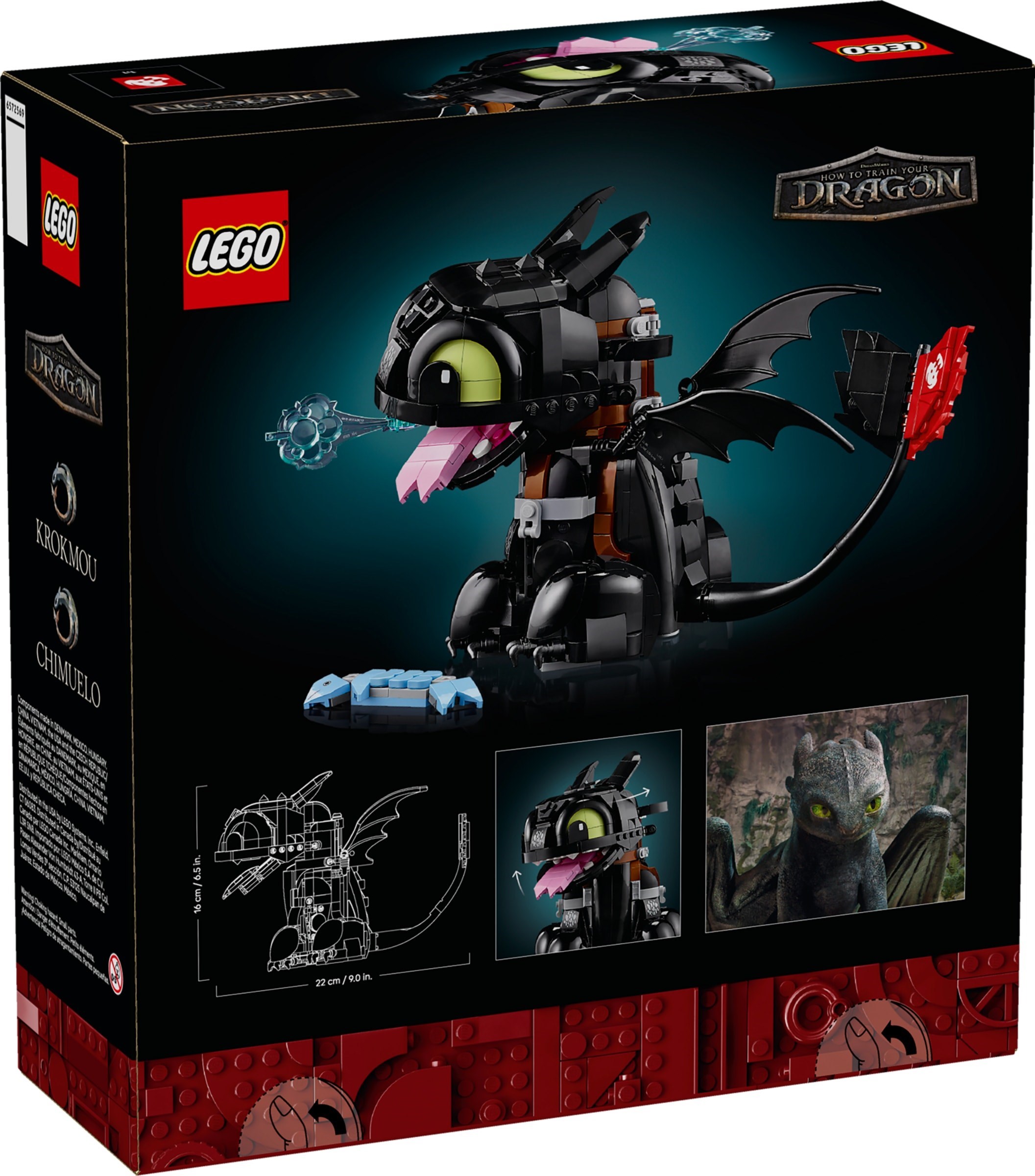 LEGO เลโก้ 10375 How to Train Your Dragon: Toothless