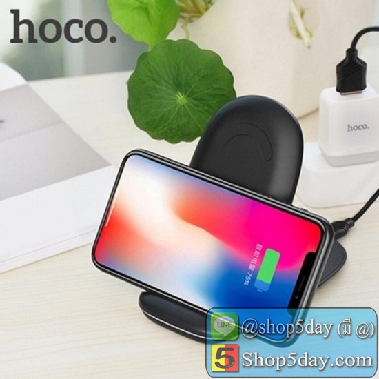 Hoco CW7 Qi Wireless Quick Charger 10W แท่นชาร์จไร้สาย For iPhone X 8 Samsung Note 8 S8 Plus S7 S6 Edge