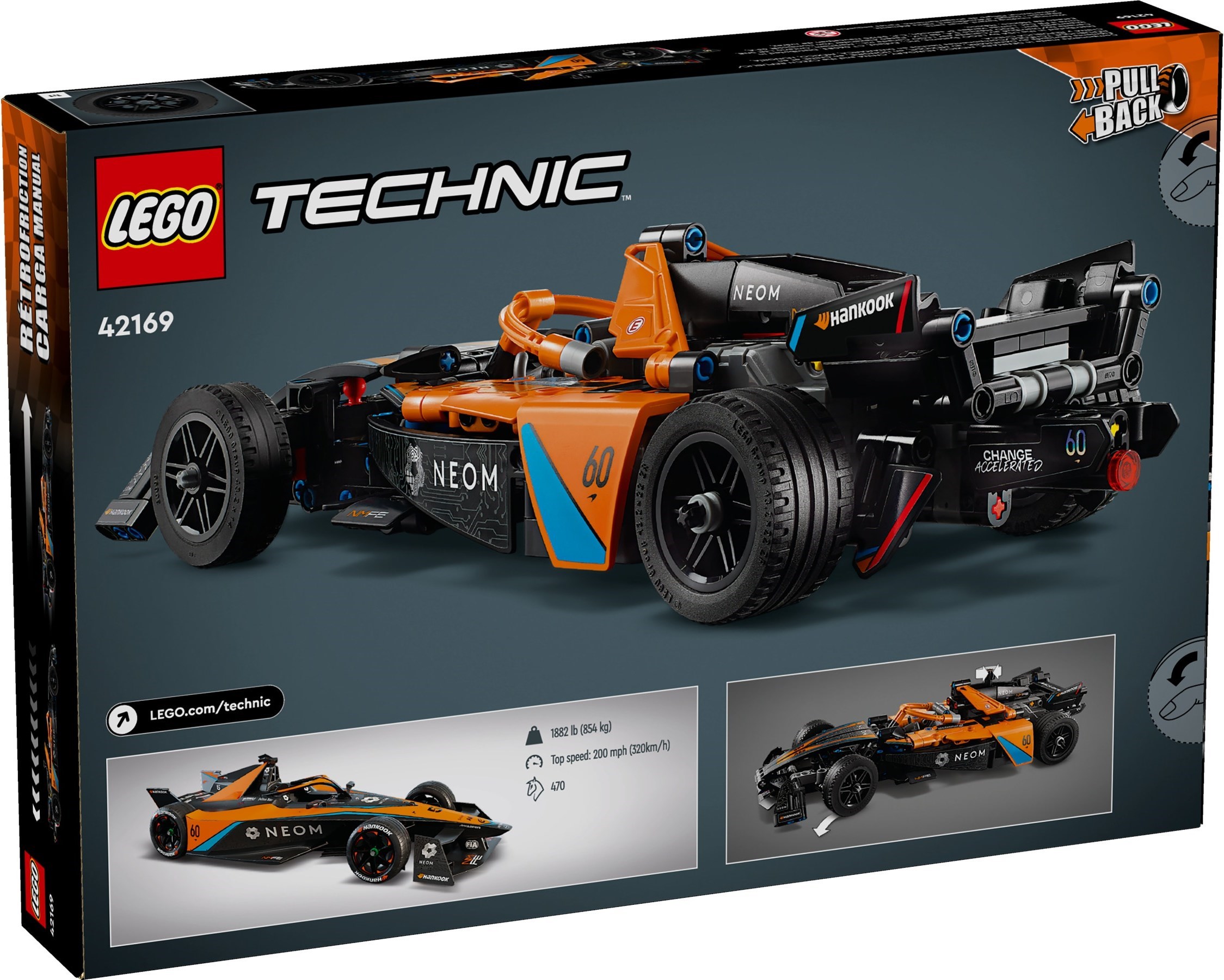 LEGO Technic เลโก้ 42169 NEOM McLaren Formula E Team