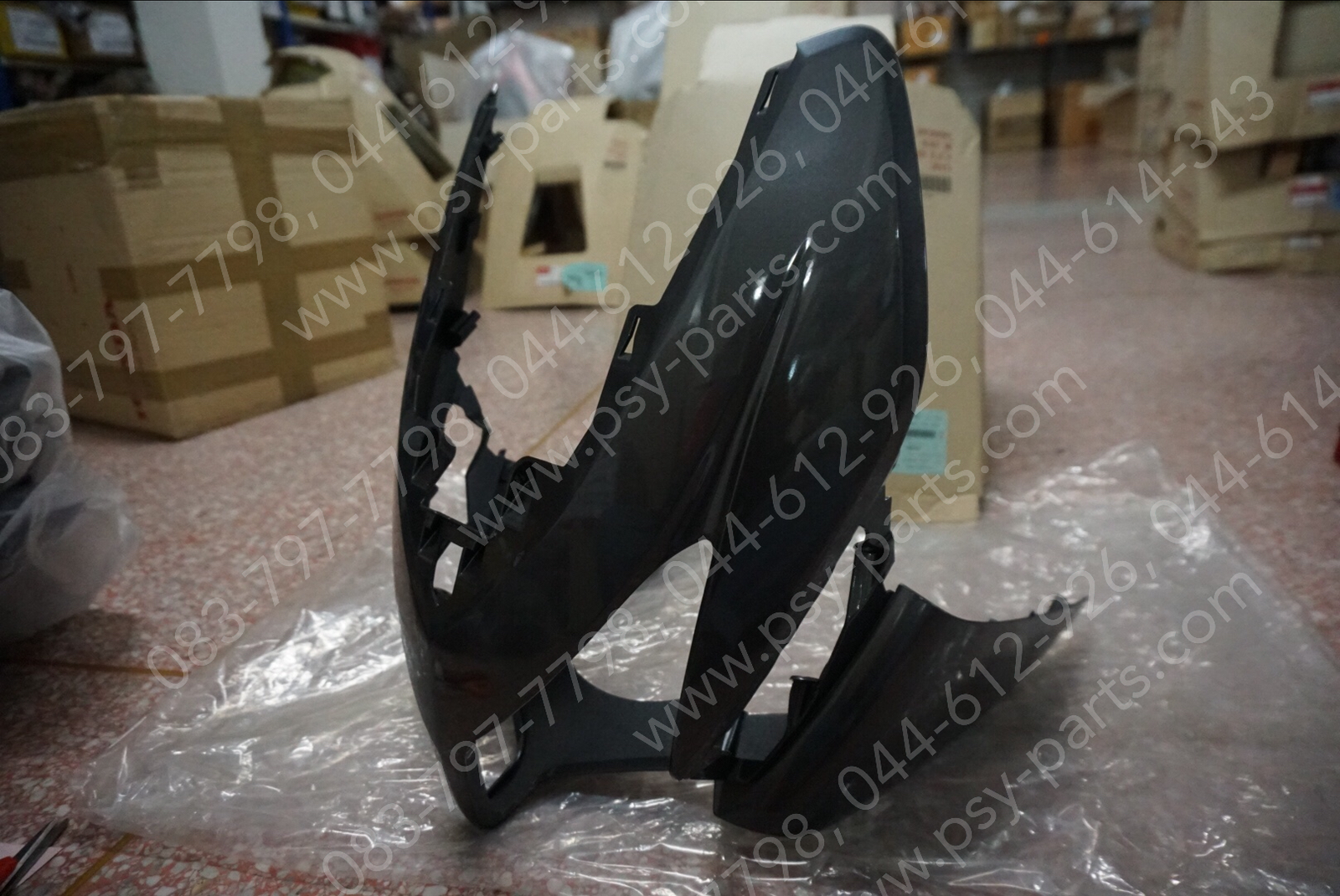 หน้ากากไฟหน้า CLICK แท้ๆ สีดำเทา 64301-KVB-900ZR