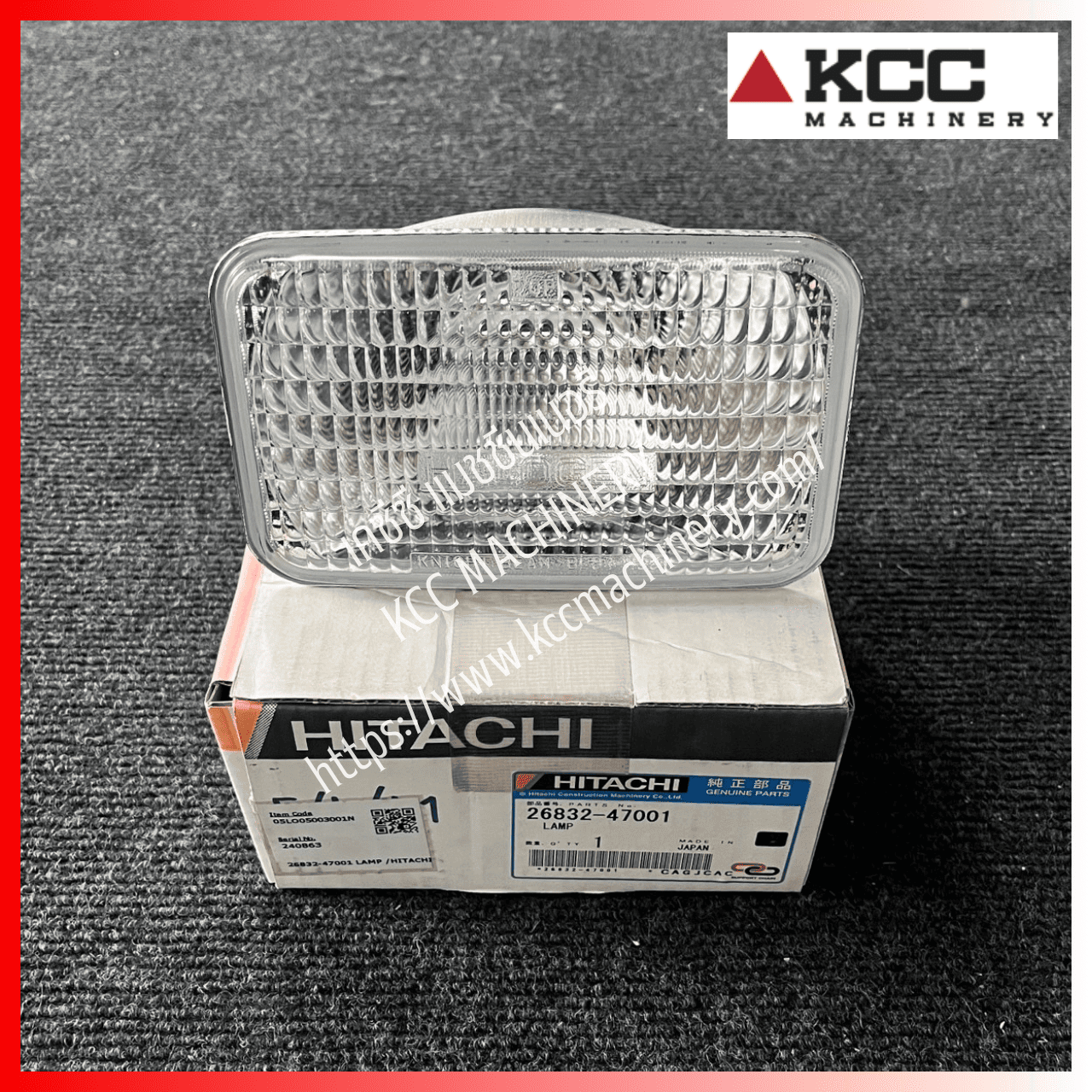 LAMP 26832-47001 HITACHI_ZW140