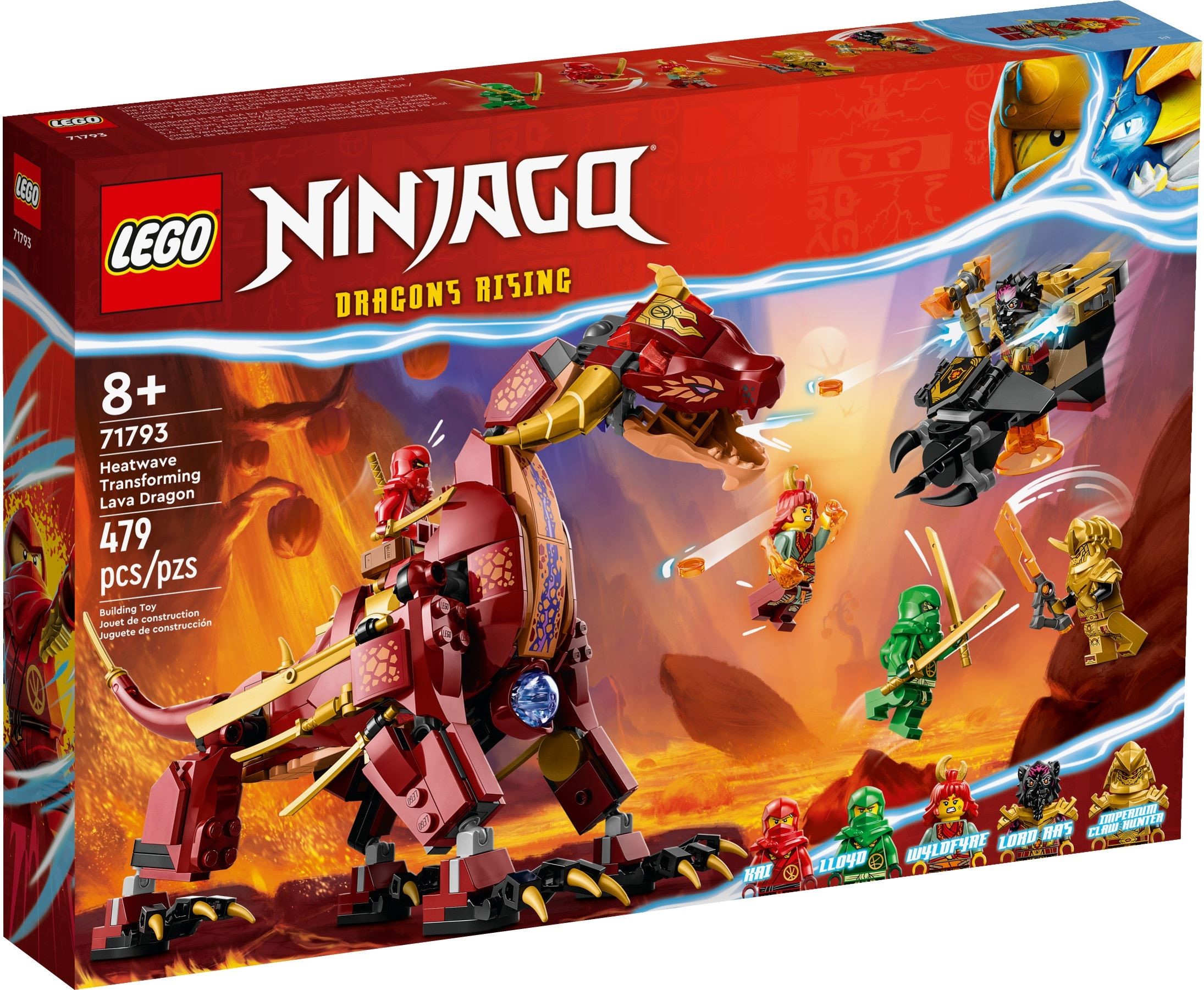 LEGO เลโก้ Ninjago 71793 Heatwave Transforming Lava Dragon