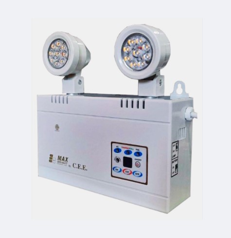 ไฟฉุกเฉิน Maxbright รุ่น MB 04 โคมไฟฉุกเฉิน LED Emergency Light 2xW&12W (3.2-6000mAh)
