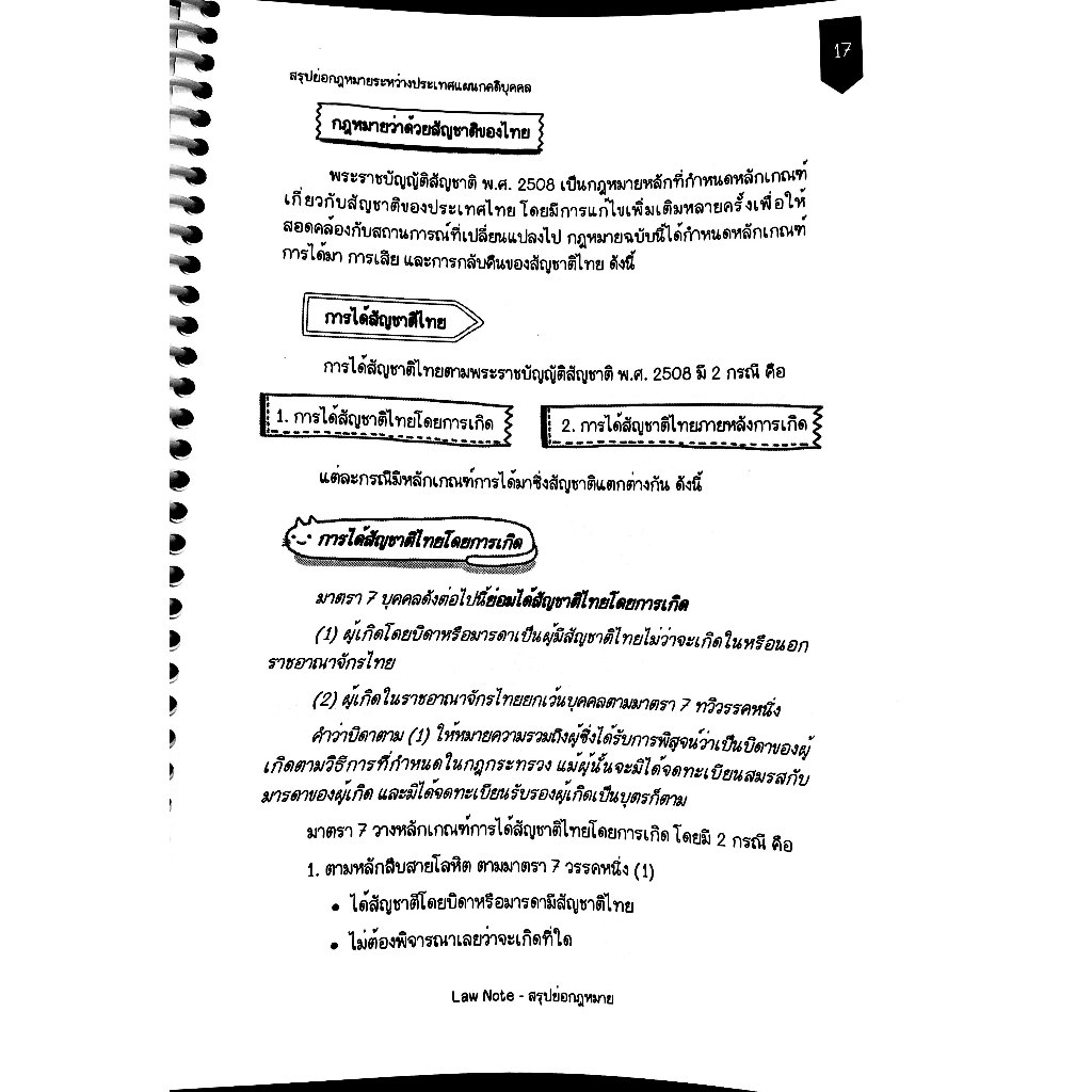 L1 สรุปย่อกฎหมาย กฎหมายระหว่างประเทศแผนกคดีบุคคล / Law Note