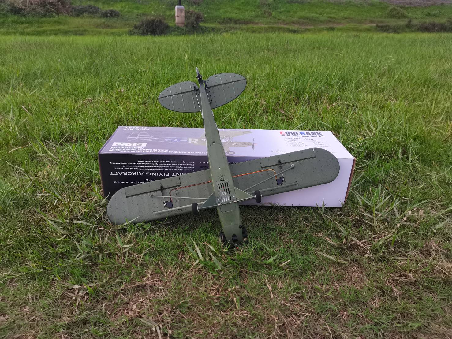 เครื่องบินบังคับวิทยุ COOLBANK MODEL PIPER J3 CUB 4CH 87CM 1/16 SCALE FX9703