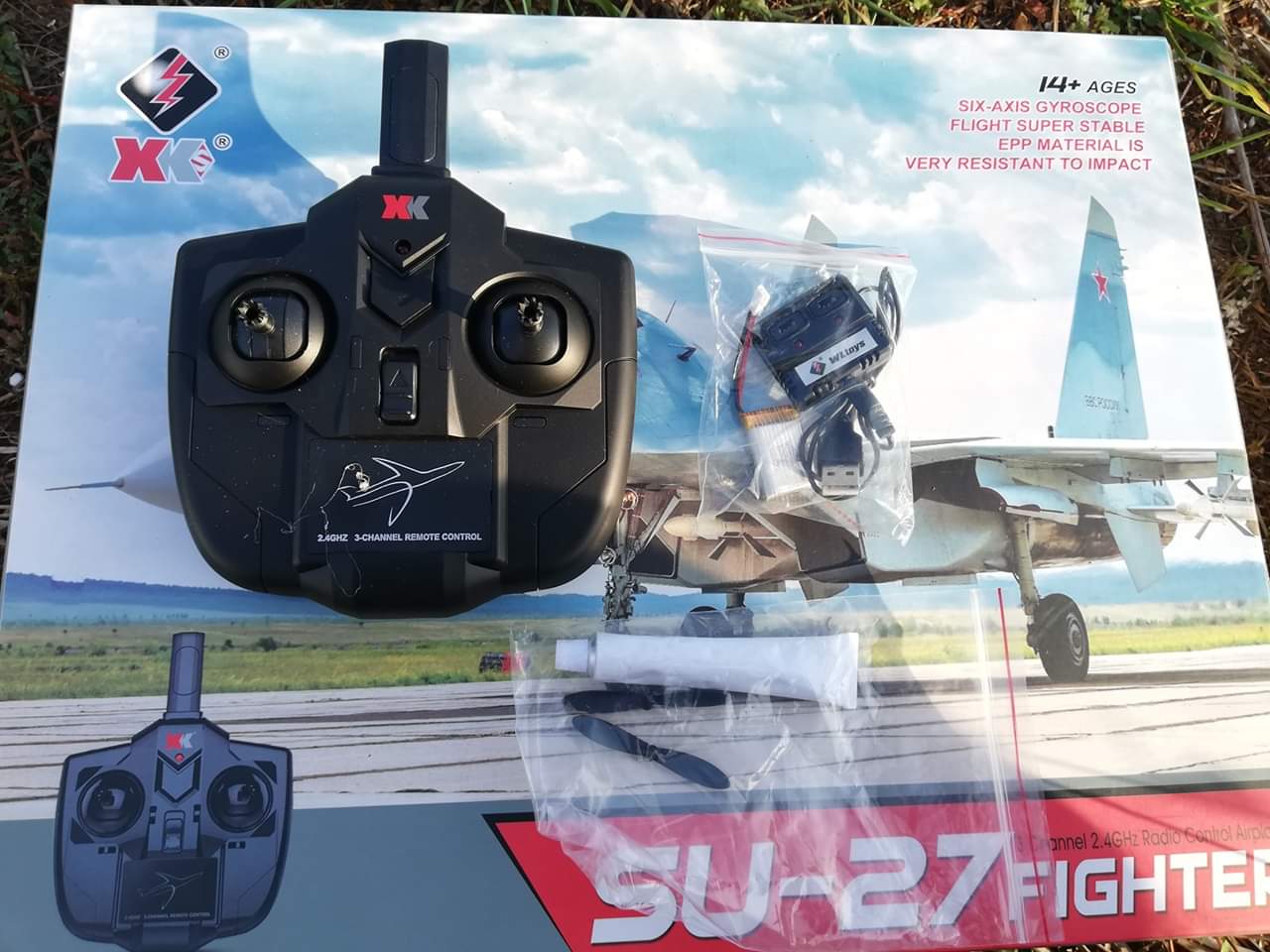 เครื่องบินบังคับวิทยุ XK A100 3CH SU-27 /J-11 FIGTER