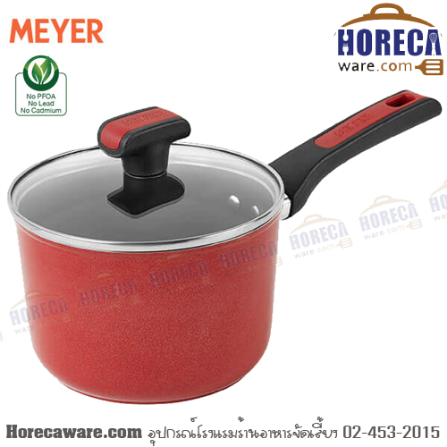 [Forge Red] Enamel Sauce Pot 16 C IH Myers [my-22018-t]