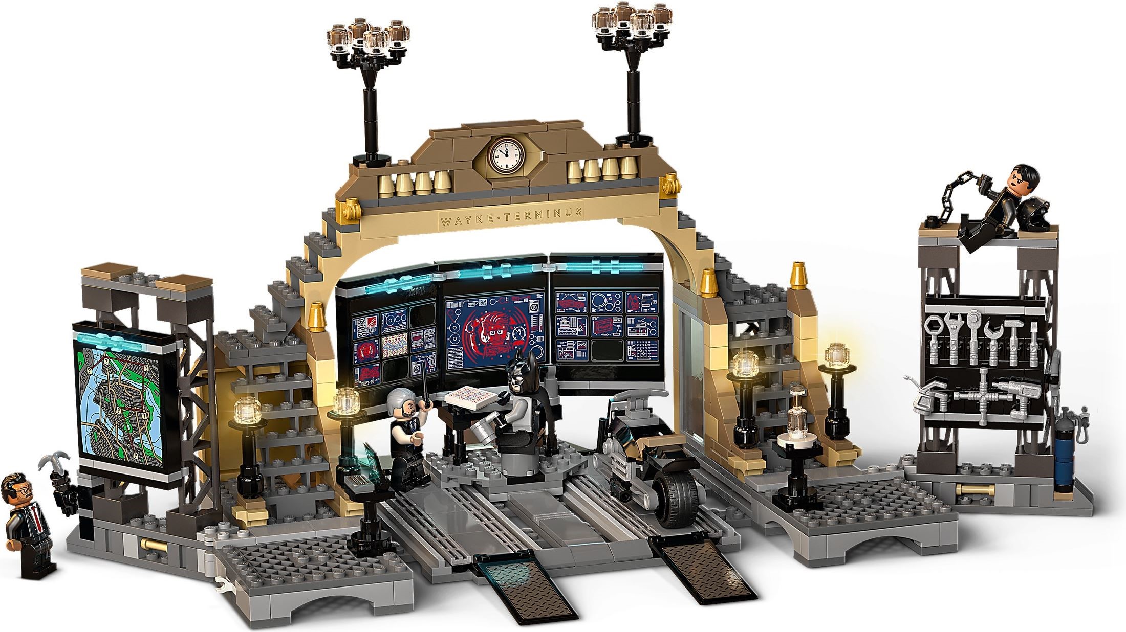 LEGO Super Heroes DC เลโก้ 76183 Batcave: The Riddler Face-Off