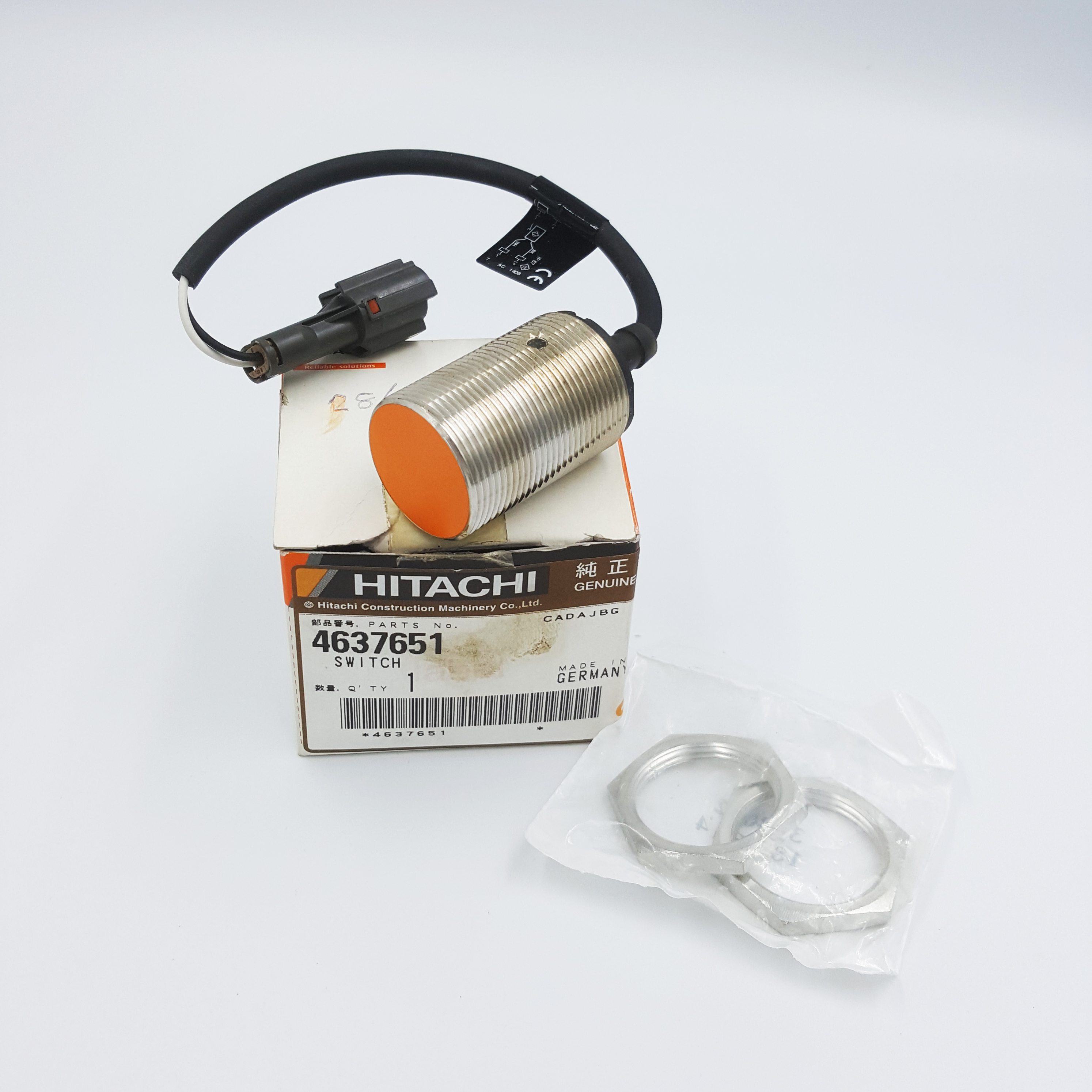เซ็นเซอร์ On/Off ระบบยก ระบบคว่ำหงาย อะไหล่ HITACHI แท้ ZW250