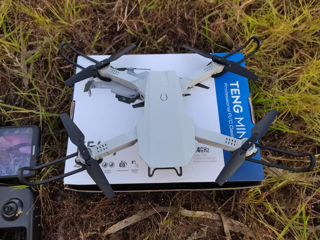 โดรนบังคับวิทยุ TENG MINI KF609 R/C DRONE 4K WIFI FPV วิทยุควบคุม 2.4 GHZ ชุดพร้อมเล่น