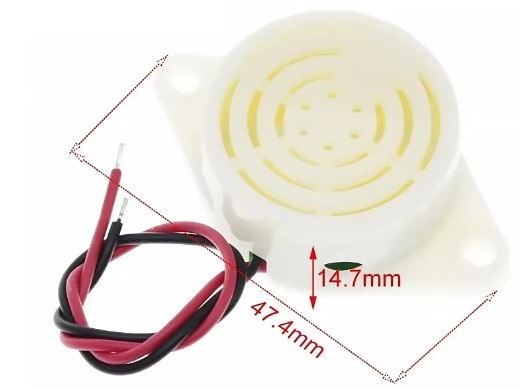 SFM-27 DC 3-24V 12V 90DB เสียงดังต่อเนื่อง Continuous sound Beep Alarm Electronic Buzzer
