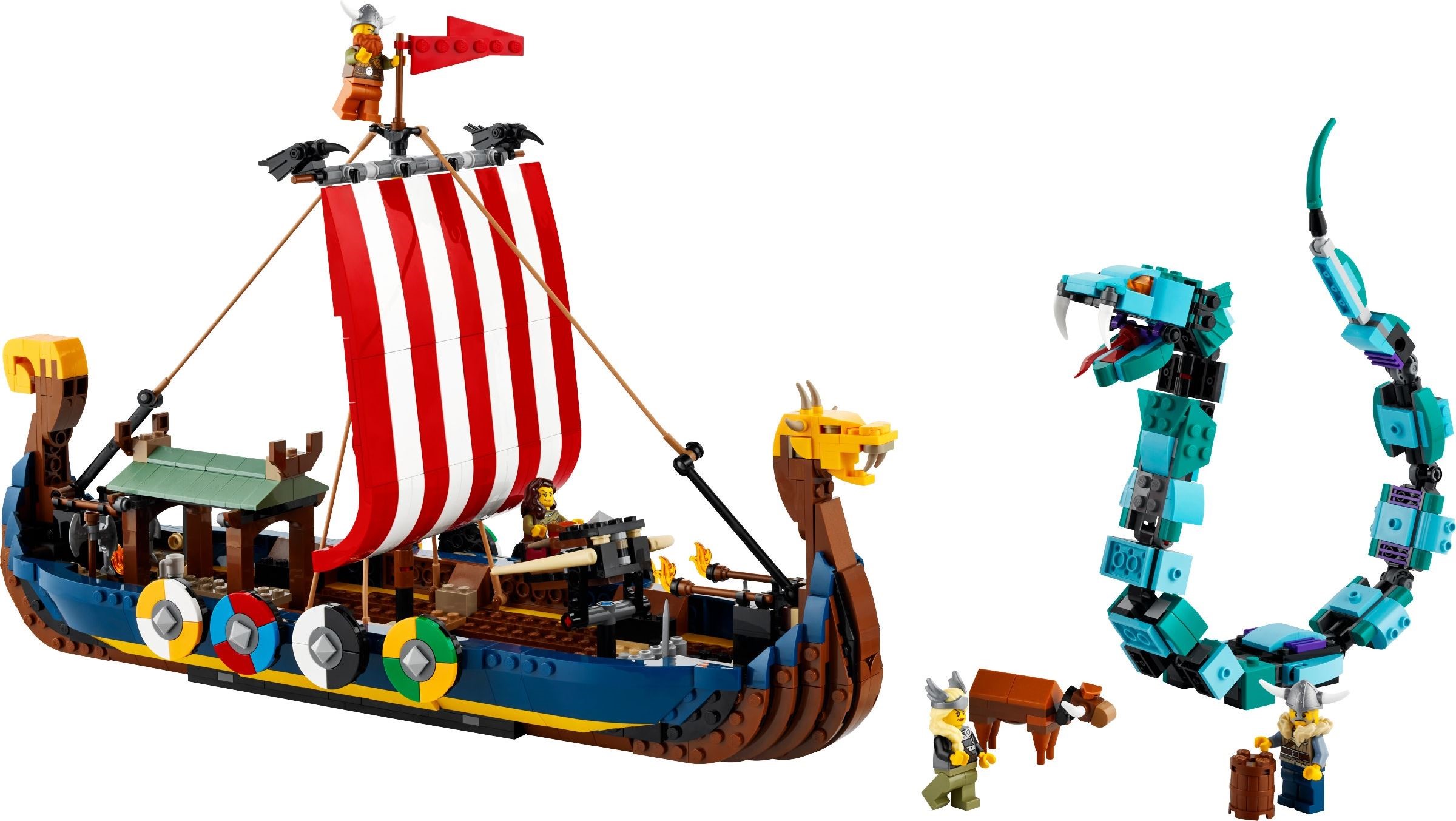LEGO Creator เลโก้ 31132 Viking Ship and the Midgard Serpent