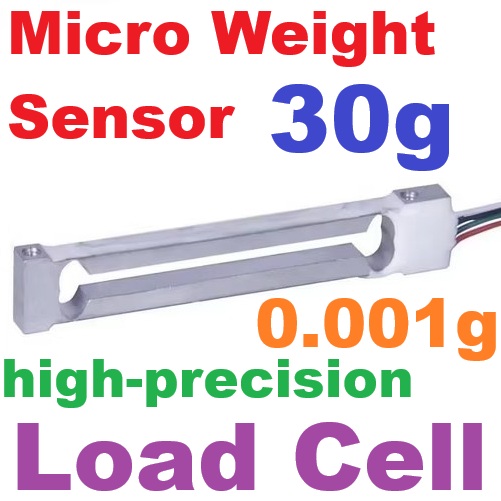 เซนเซอร์ชั่งน้ำหนัก 30 กรัม (30g/0.001g) weight sensor module Micro Force Weight Transducer high-precision sensor
