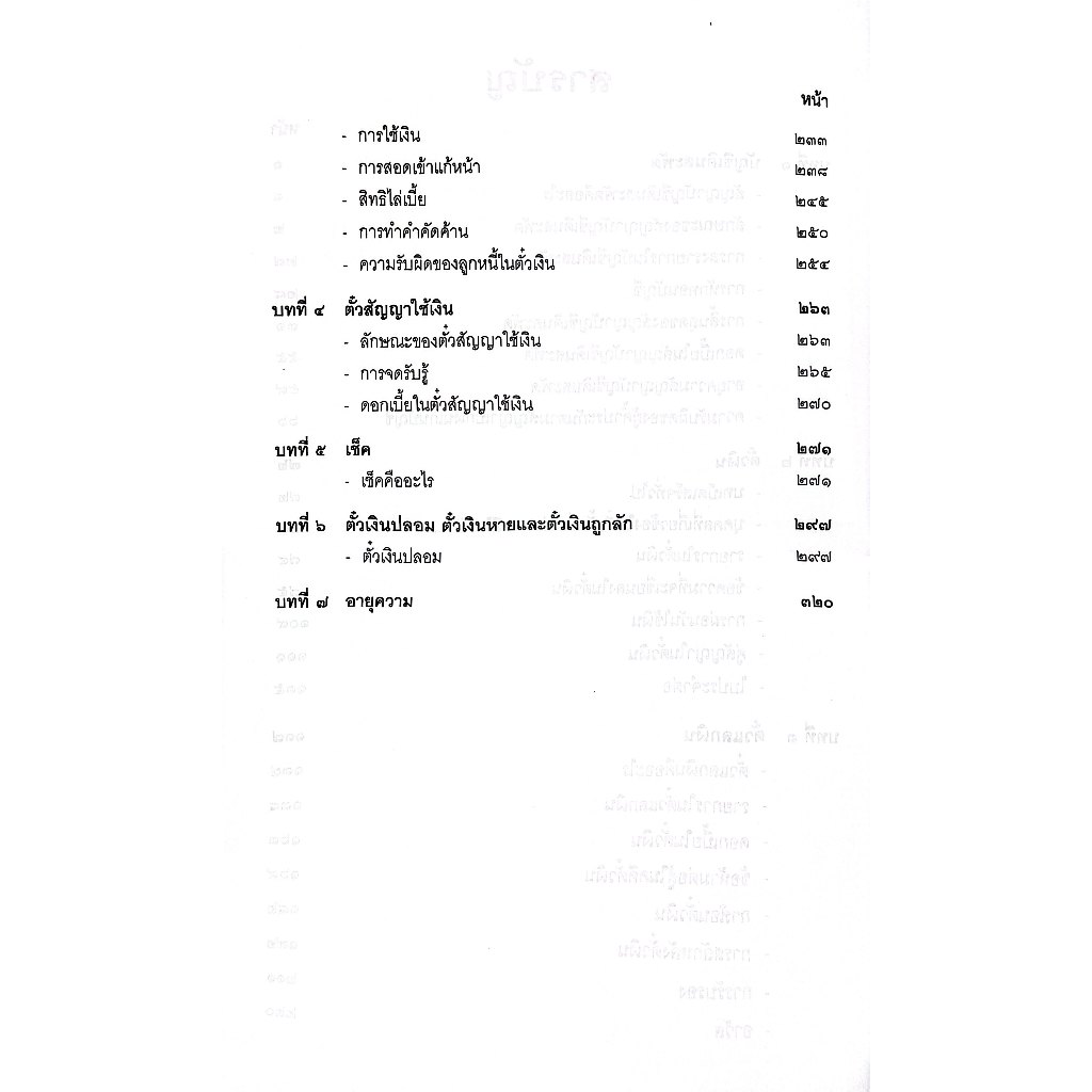 (ห่อปก) คำอธิบาย ตั๋วเงิน บัญชีเดินสะพัด (ประทีป เฉลิมภัทรกุล)