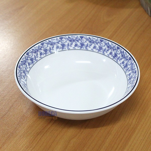 Salad bowl/soup bowl 19 cm. Cotton Rose pattern, Royal Porcelain brand