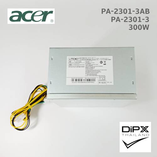 Power supply ACER 300W (PA-2301-3, PA-2301-3AB) 6pin, 4pin (New)