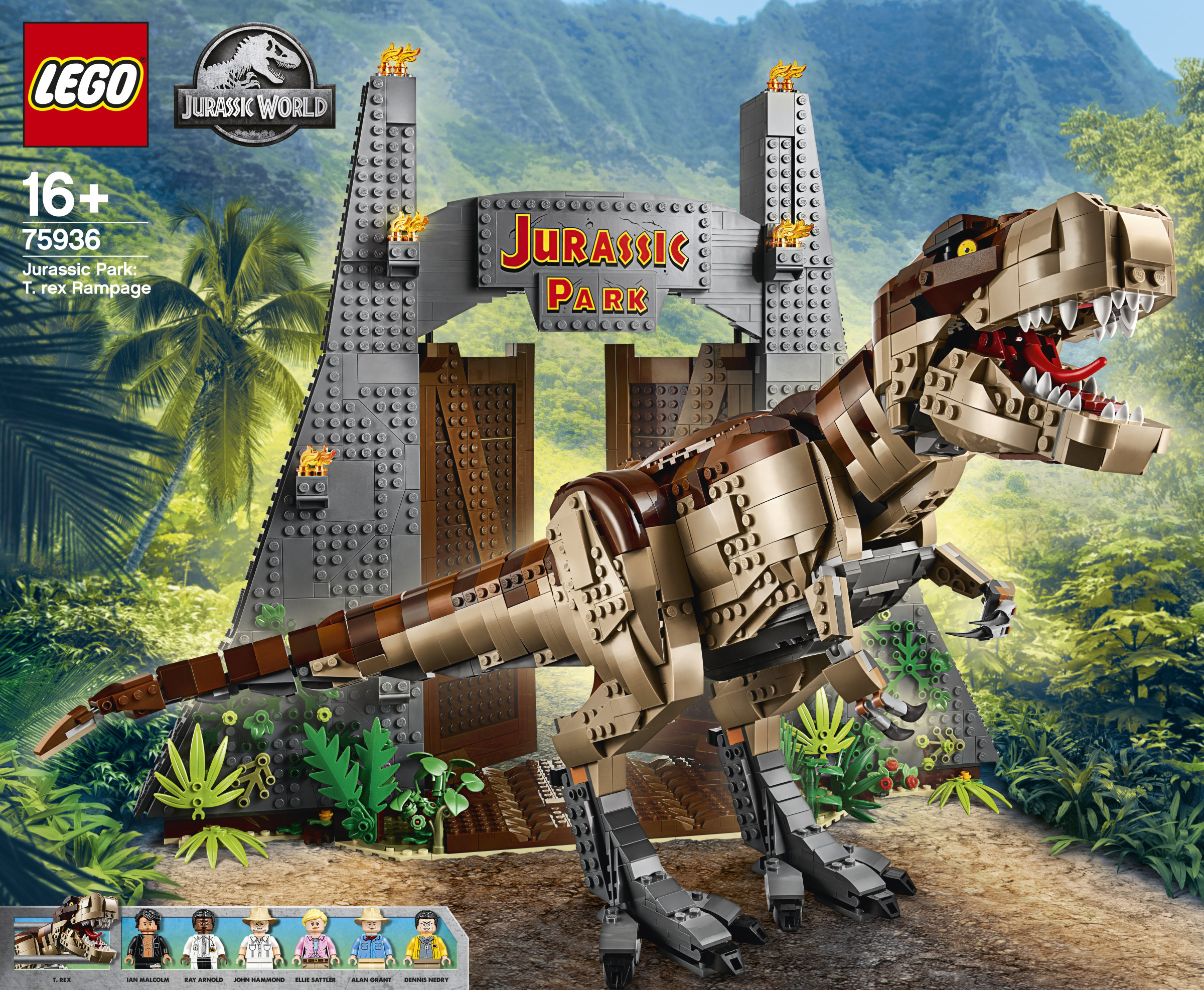 LEGO เลโก้ 75936 Jurassic Park: T. rex Rampage