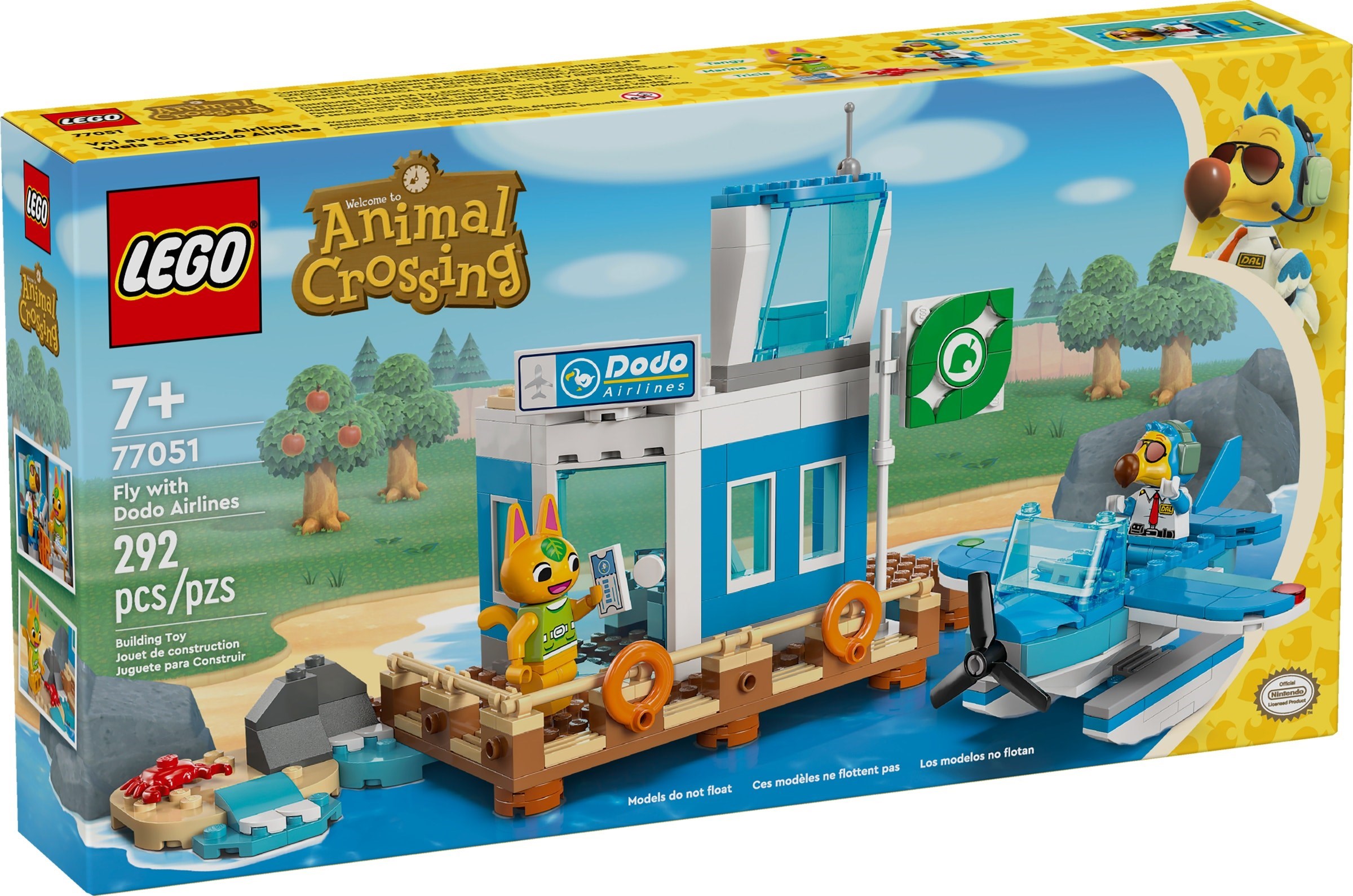 LEGO Animal Crossing เลโก้ 77051 Fly with Dodo Airlines