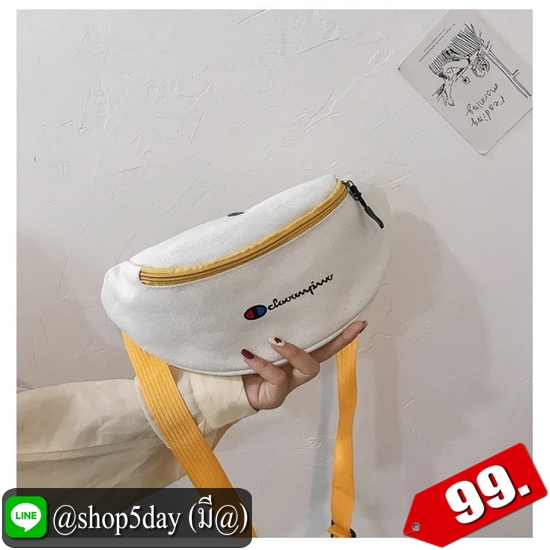 ⚡️ กระเป๋าคาดอกผ้าแคนวาสสุดเท่ ⚡️