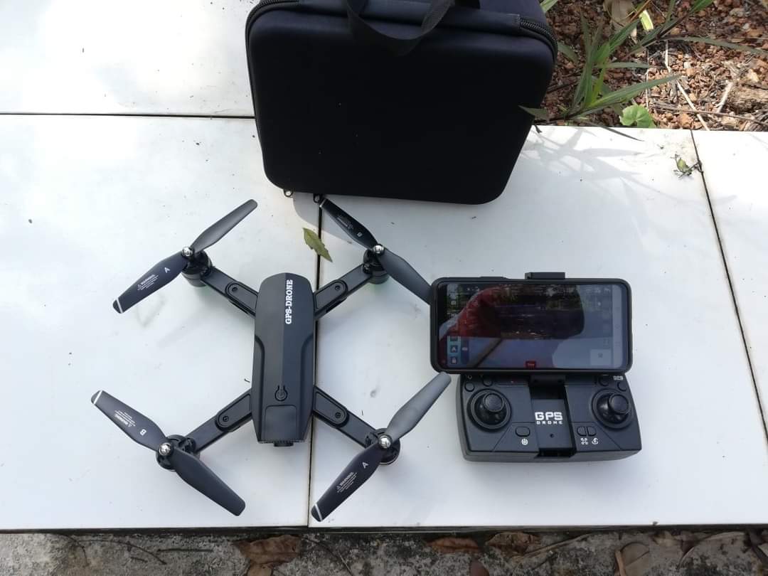โดรนบังคับวิทยุ DM 107 GPS-5G FLOWS WIFTKEY พร้อมระบบส่งภาพ FPV WIFI ความชมชัด 4K วิทยุควบคุม 2.4 GHZ.ชุดพร้อมบิน