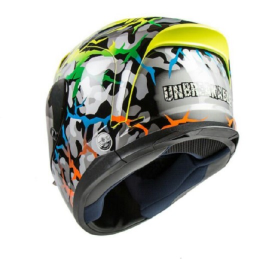 หมวกกันน็อค AVEX PLUS DIJIRO สีเหลืองลวดลาย