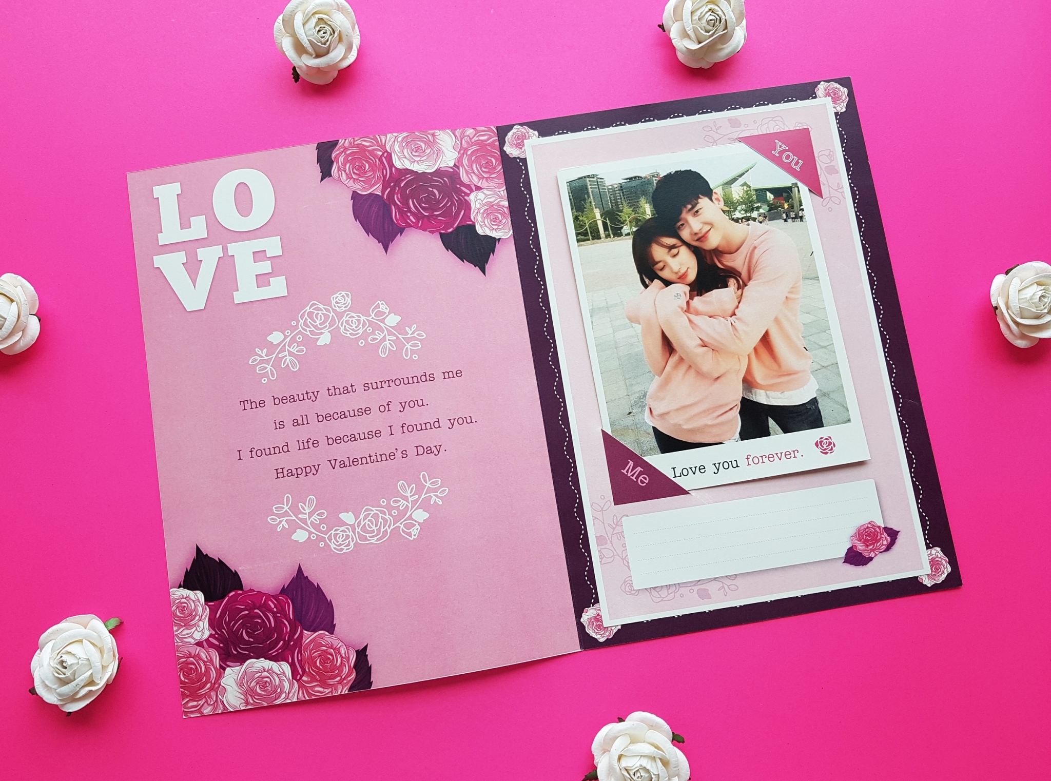 การ์ดอวยพรไซต์ใหญ่ Valentine Big Card