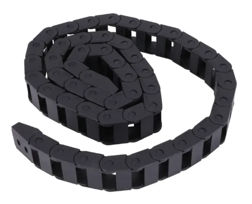 รางกระดูกงู เก็บสายไฟ 10x20mm ยาว 1 เมตร Cable Drag Chain Open On Both Side Plastic Towline