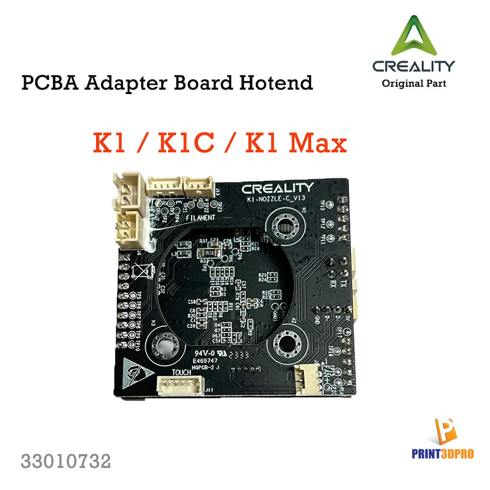 Creality Original PCBA_G_K1-MAX/K1_T9_GD32F303CBT6 NOZZLE-C-V13 Adapter Board Replace 3D Printer Part