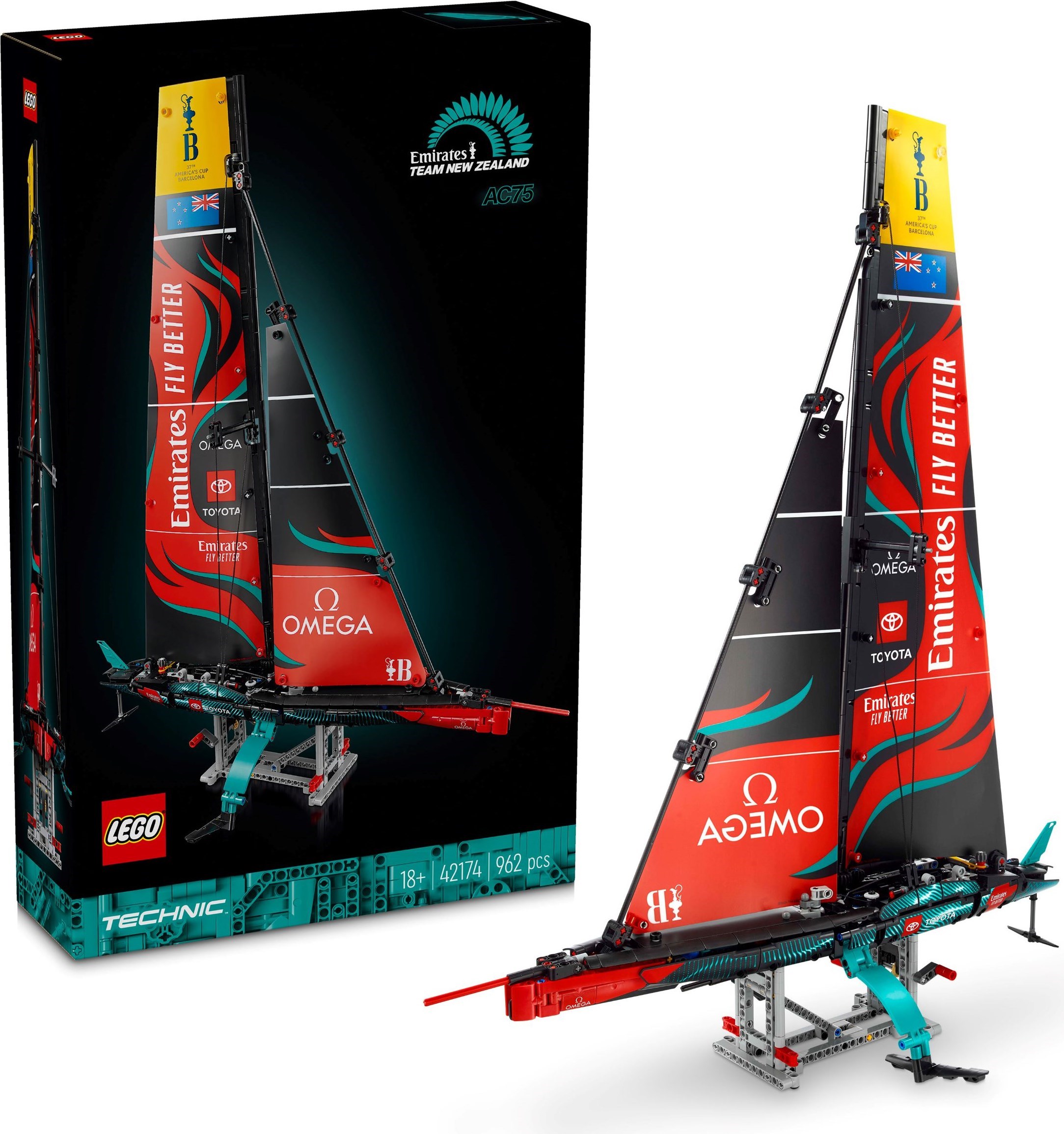 LEGO Technic เลโก้ 42174 Emirates Team New Zealand AC75 Yacht