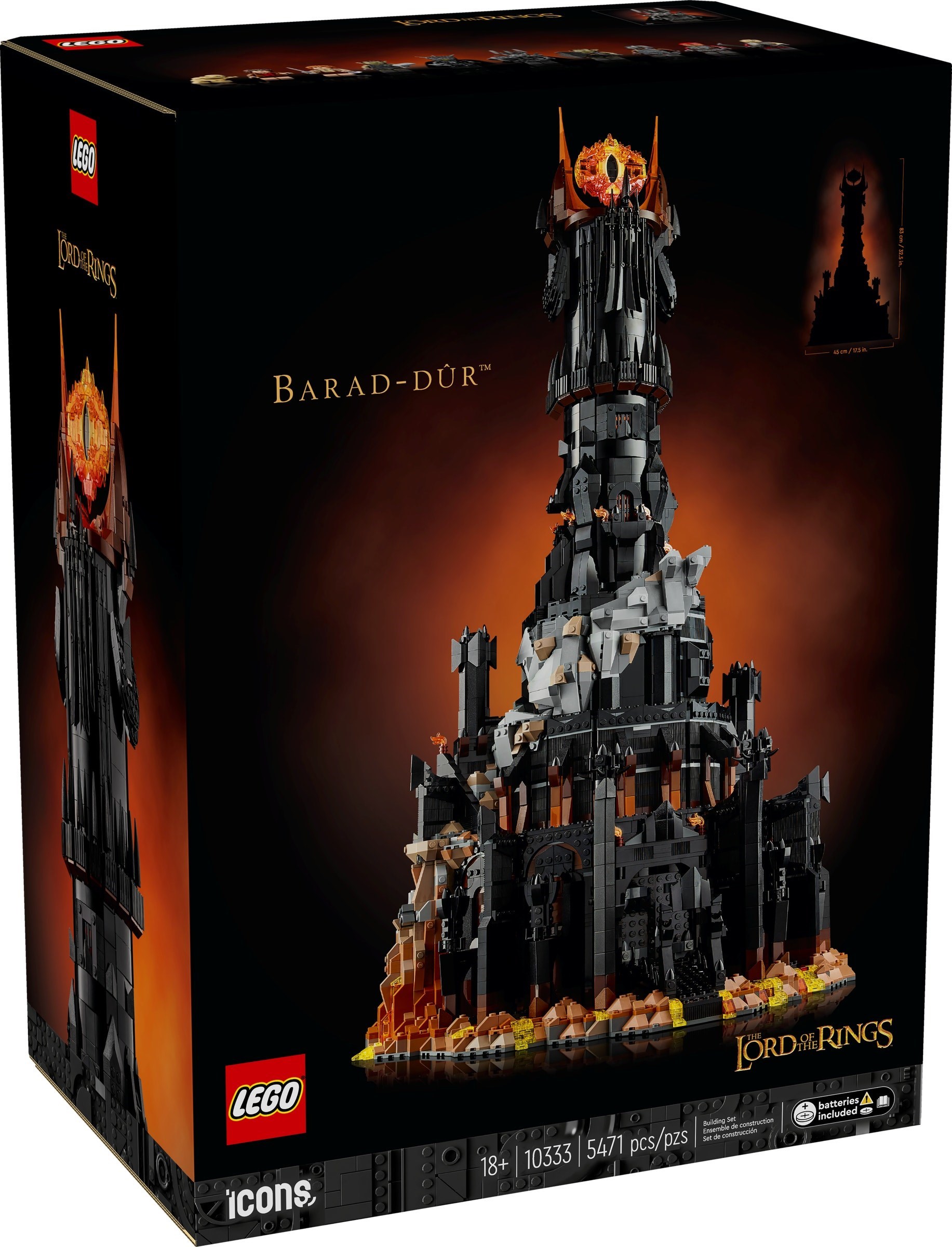 LEGO เลโก้ 10333 The Lord of the Rings: Barad-dûr