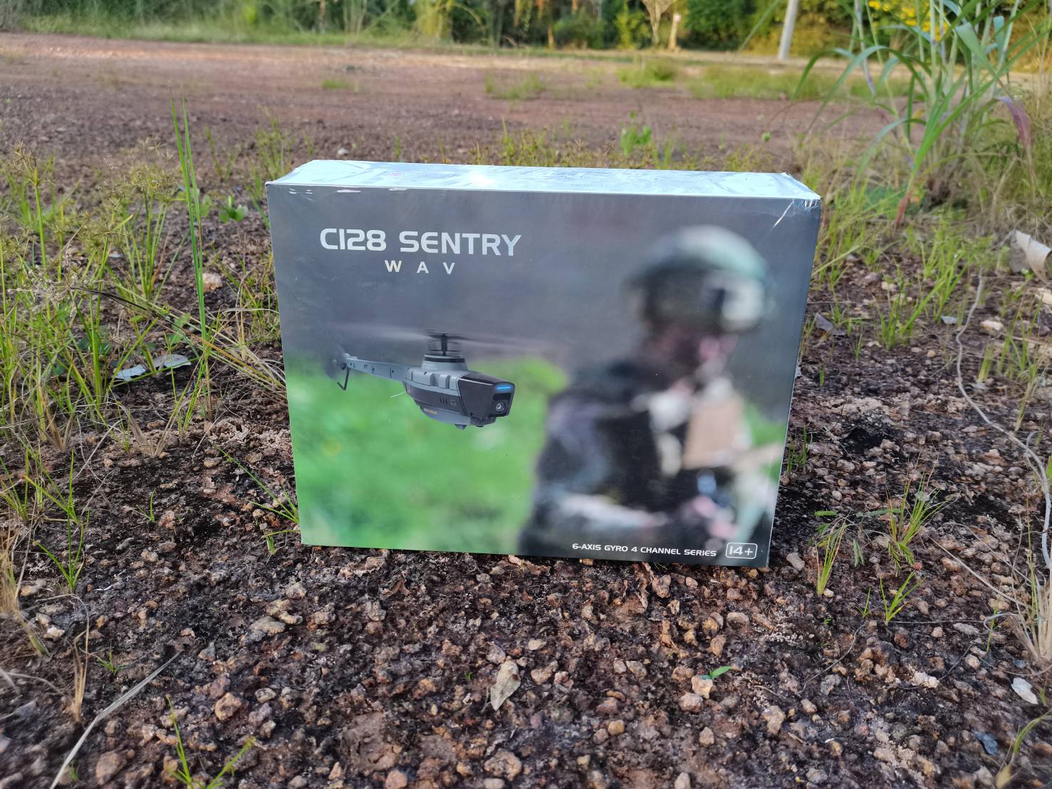 C128 SENTRY SPY DRONE FPV USA ยานบินสอดแนมสหรัฐอเมริกา ระบบ FPV WIFI ติดกล้อง HD 720P CAMERA รีโมทควบคุม 2.4 GHZ