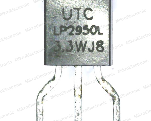 LP2950L-33-T92-R LDO Voltage Regulator 3.3V 100mA