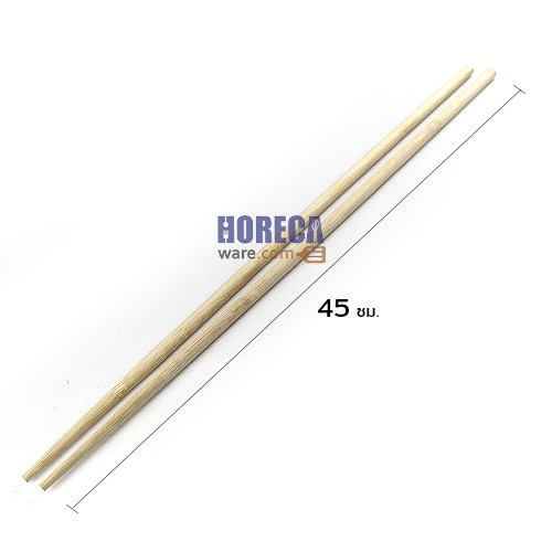 Tempura wooden chopsticks, 45 cm long, Mwell brand