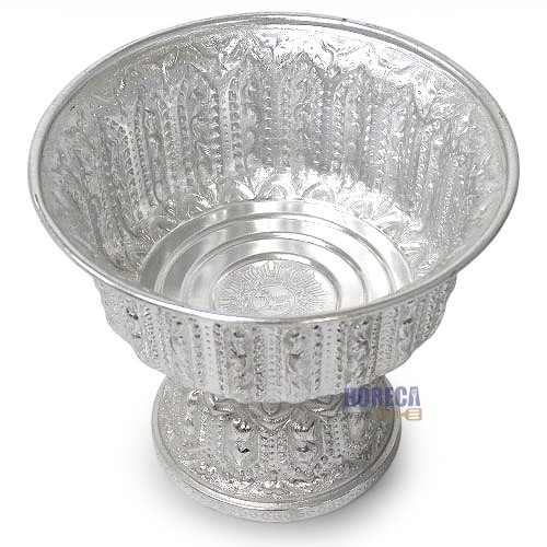 Lao pattern tray, silver, 24 cm, seal