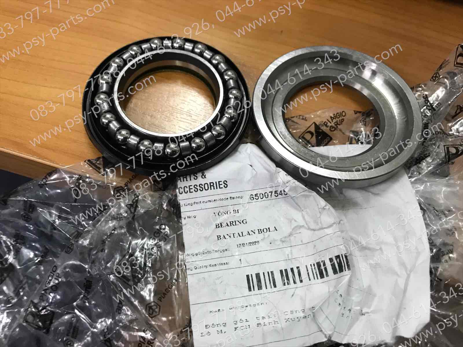 ถ้วยคอชุด VESPA LX 150-I แท้ๆ ด้านล่าง 65007545