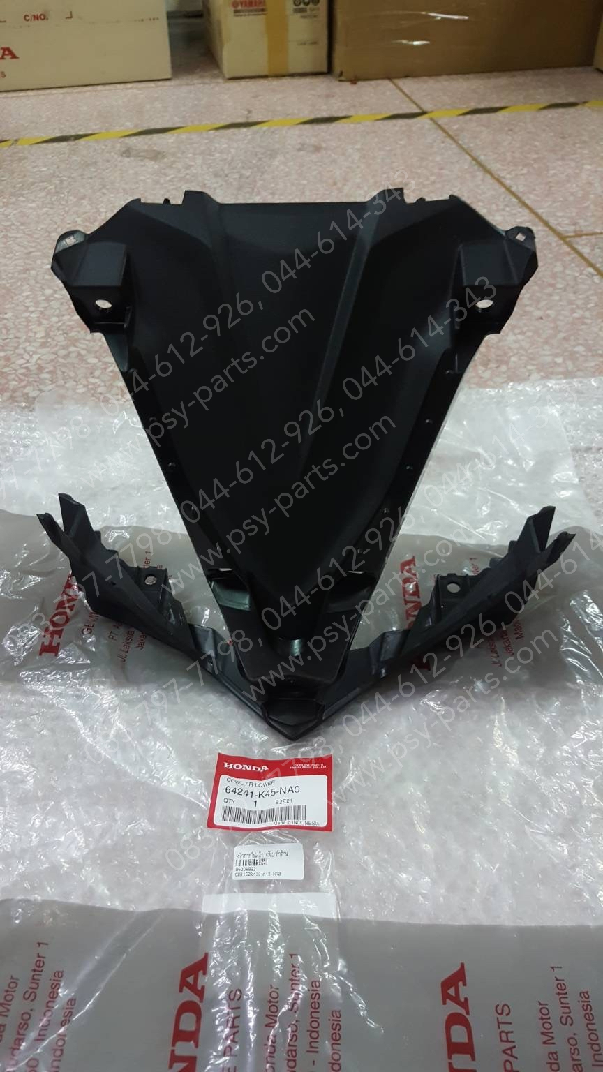 หน้ากากไฟหน้า CBR 150R/19 แท้ๆ หลัง/สีดำด้าน 64241-K45-NA0