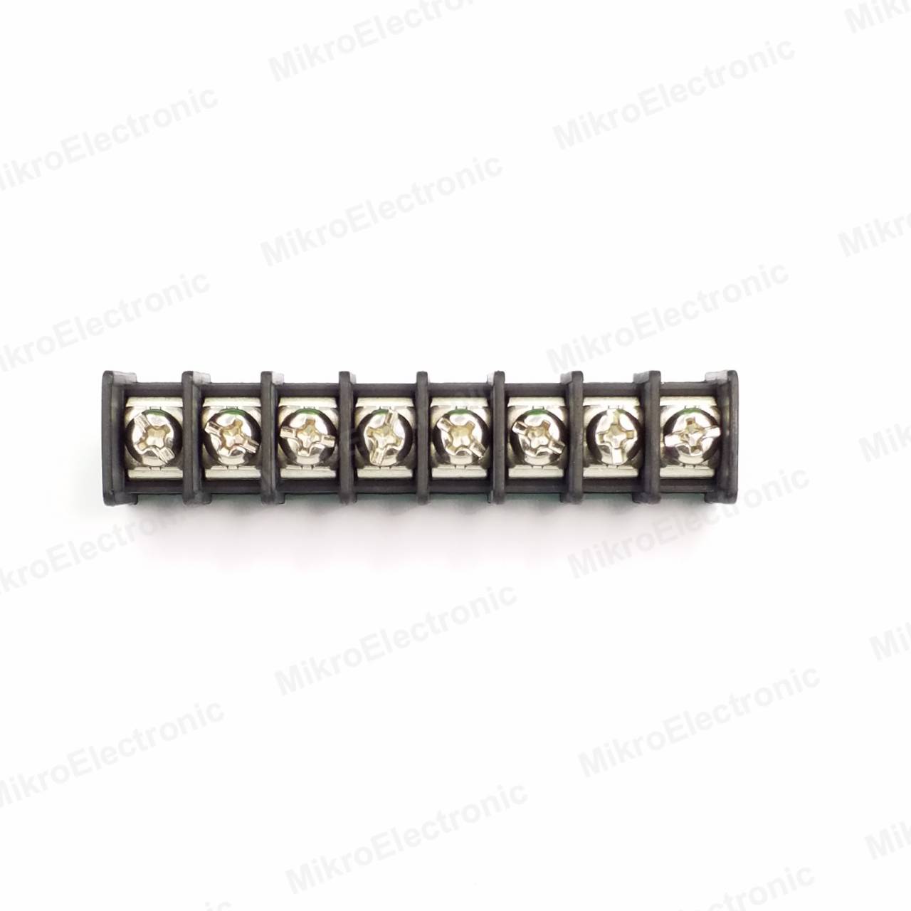 Barrier Terminal Block 8Pins Pitch 7.62mm 300V/15A Barrier Ends Type DT-25-B01W-08