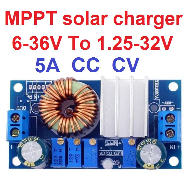 MPPT solar controller solar panel 5A DC-DC step-down module constant voltage and constant current charging 6-36V To 1.25-32V Step Down Charging Module