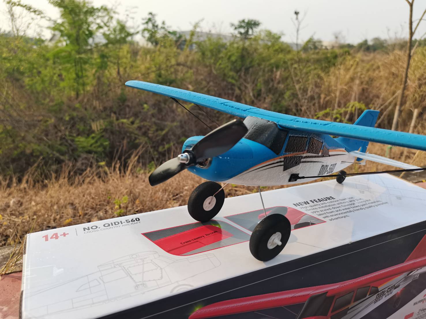 QIDI-560 MAULE MINI- 3D 4CH เครื่องบินบังคับชุดพร้อมบิน