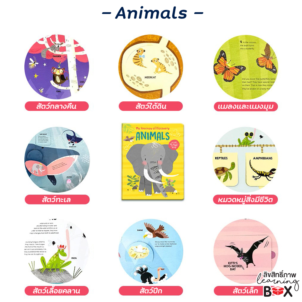 หนังสือความรู้ทั่วไป (My Journey of Discovery Animals-Space)